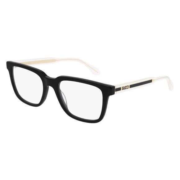 NEW EYEGLASSES BLACK GOLD MEN EYEWEAR GG0560O 001